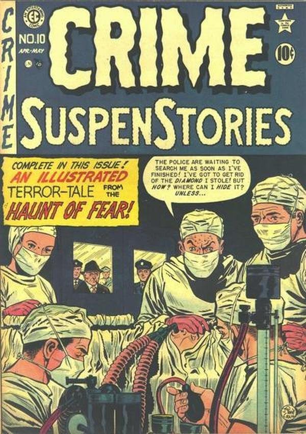 Crime SuspenStories #10 cover