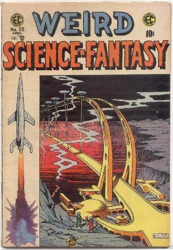 Weird Science-Fantasy #28 cover