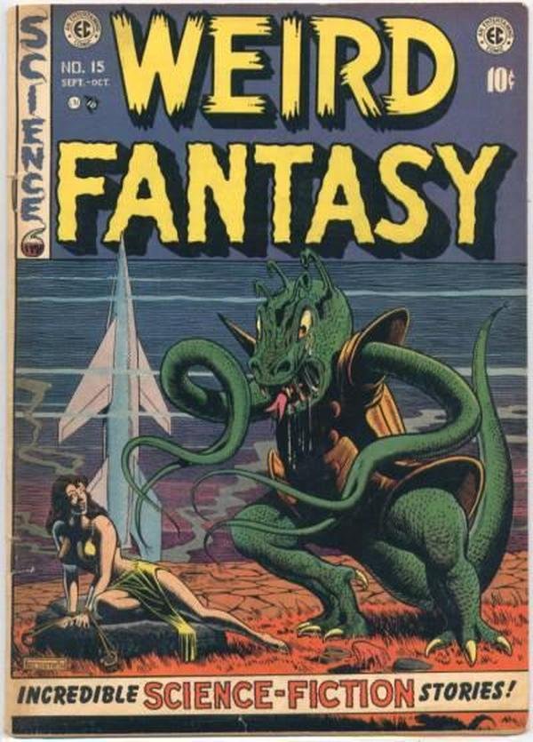 Weird Fantasy #15 cover