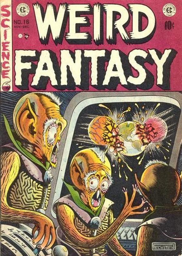 Weird Fantasy #16 cover
