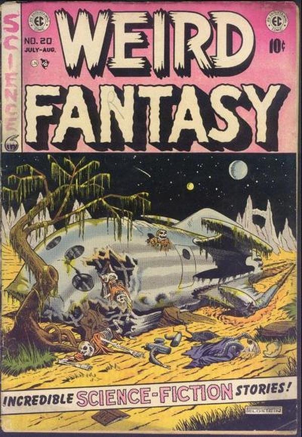 Weird Fantasy #20 cover