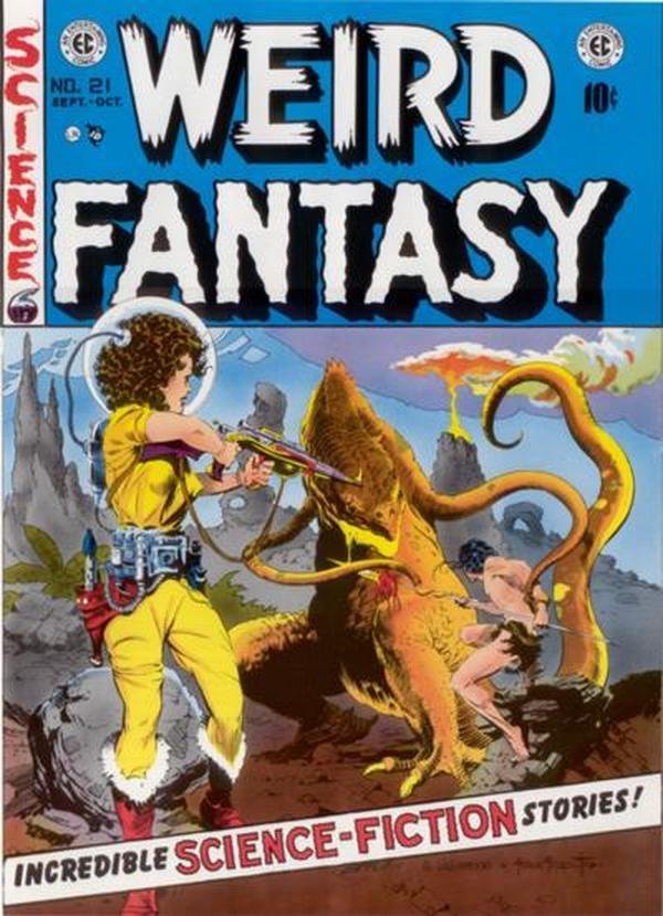 Weird Fantasy #21 cover