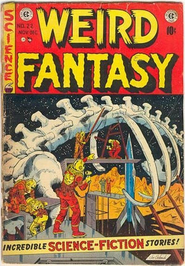 Weird Fantasy #22 cover