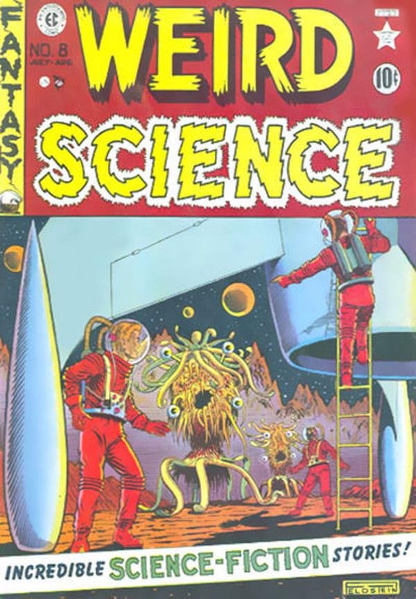 Weird Science #8 cover